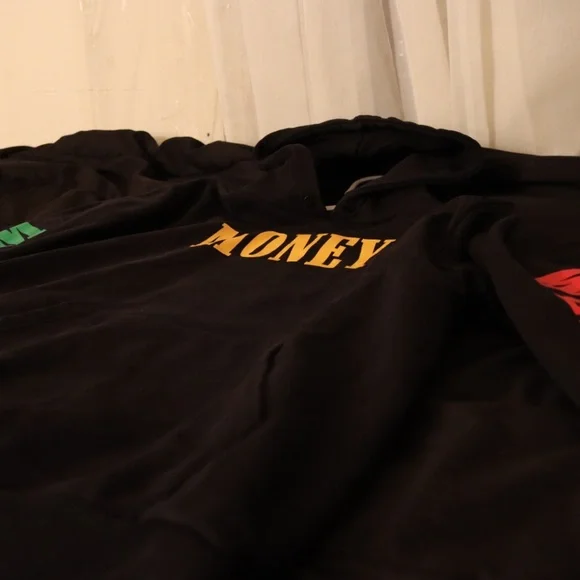Palm angels money weed hoodie outlet